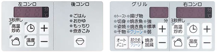 ピアット ステンレスフェイス操作パネル