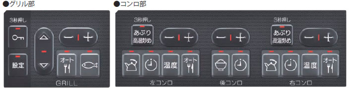 DELICIA(デリシア)AC100V電源タイプ操作パネル