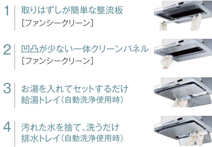 いつものお掃除も簡単に