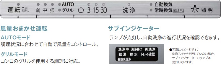 シンプルなデザインのスイッチ