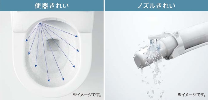 水からつくられる安全な「きれい除菌水」が、汚れのもとになる「菌」を除菌します。